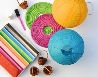 Papierlaterne DIY Heißluft-Ballone Tutorial