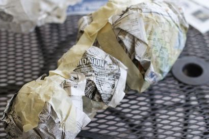 Papier mâché chefs des animaux (Un tutoriel)