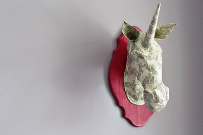 Papier mâché chefs des animaux (Un tutoriel)