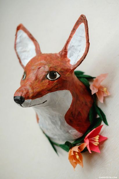 Papier mâché animaux Têtes bricolage Tutorial