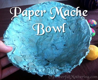 Papier mâché Craft Bowl