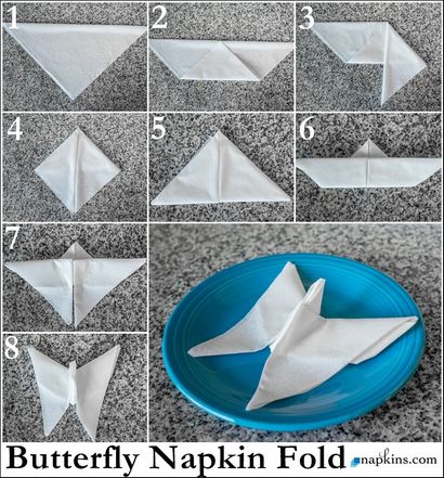 Papierserviette Folding & amp; Fancy Serviette Folds