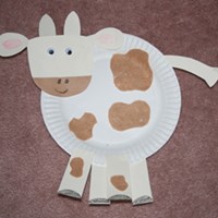 Pappteller Reindeer Craft, Alle Kinder Netz