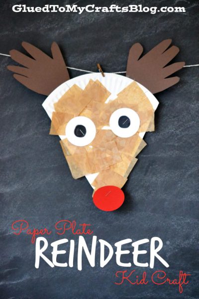 Pappteller Reindeer Kid Craft