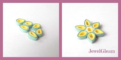 Papier Quilled Fleur Boucles d'oreilles Tutorial