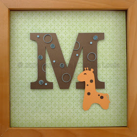 Papier Zen Quilling une lettre facile Monogram