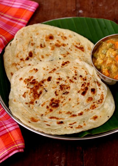 Parotta Recette - Comment faire parotta - South Indian Recettes Breakfest