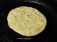 Parotta - Tamil Nadu style, étape par étape photos, Nithya de Nalabagam