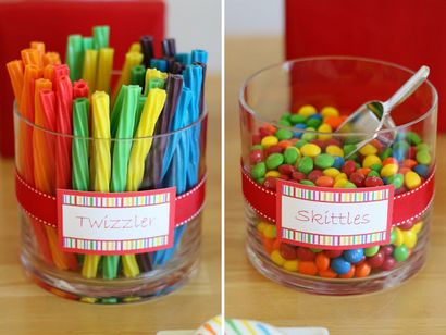 Parties Rainbows et voitures de course d'anniversaire - Treats glorieuses (pinata voiture de course comment faire) Parties Rainbows et voitures de course Anniversaire - Treats Glorious