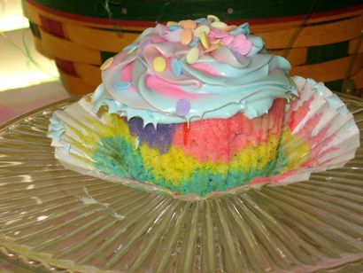 Pastel arc-en-Cupcakes, Le Rebelle domestique