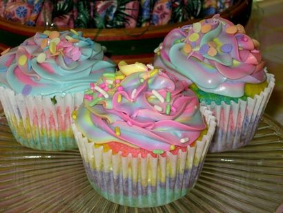 Pastel arc-en-Cupcakes, Le Rebelle domestique