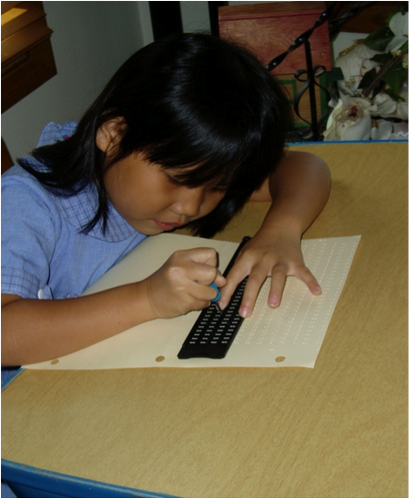 PDRIB, Activités en braille pour les enfants