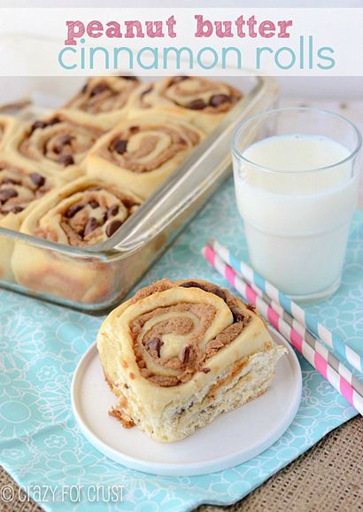 Beurre d'arachide cannelle Rolls - Crazy for Crust