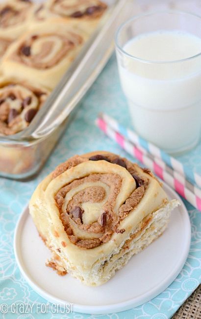 Beurre d'arachide cannelle Rolls - Crazy for Crust