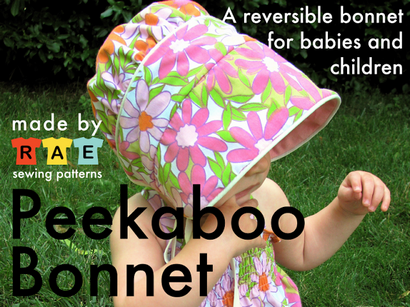 Peekaboo Bonnet couture Motif! Made By Rae