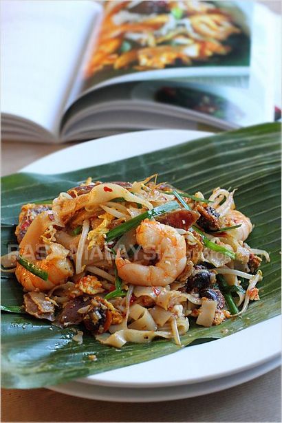 Penang Fried plat nouilles (Char Kuey Teow), délicieuses recettes faciles