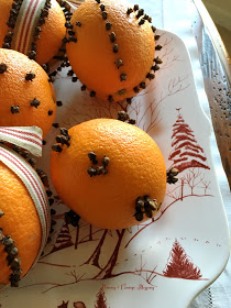 Pivoines et Orange Blossoms Comment faire Pomanders pour Noël