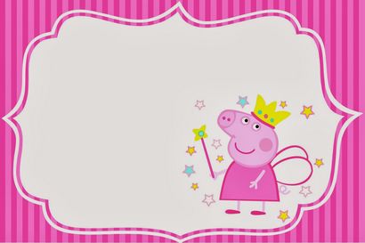 Peppa Pig anniversaire Invitations