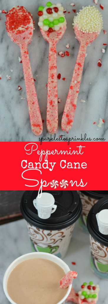 Peppermint Candy Cane Löffel - Sparkles zu Sprinkles