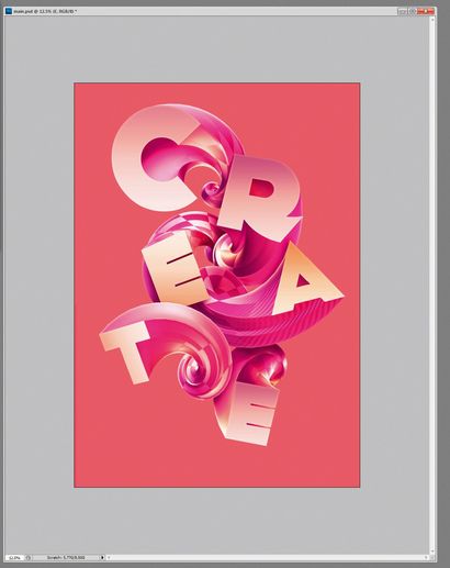 tutoriel Photoshop Créer l'art de type 3D avec Photoshop CS5 - Arts numériques