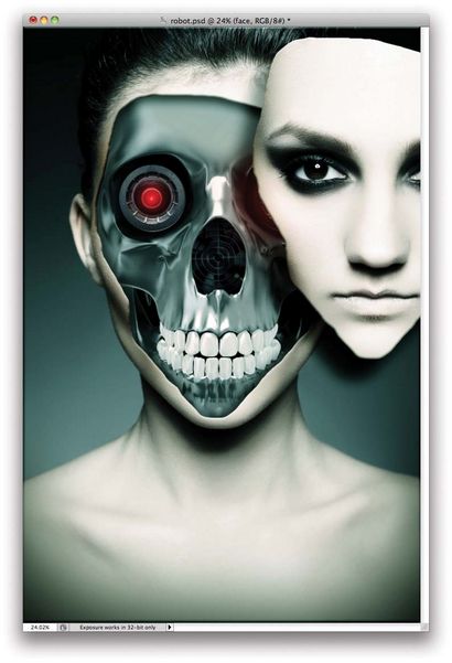 tutoriel Photoshop Créer une science-fiction Cyborg robot dans Photoshop - Arts numériques