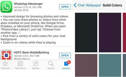 PHOTOS WhatsApp pour iOS pour obtenir des emoji plus grands, le partage de musique et plus haut de nouvelles fonctionnalités, l'Indien (WhatsApp vidéo appelant téléchargement) PHOTOS WhatsApp pour iOS pour obtenir des emoji plus grands, le partage de musique et plus haut de nouvelles fonctionnalités, l'Indien