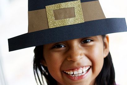 Pilgrim Chapeaux pour les enfants de bricolage, maman Alpha