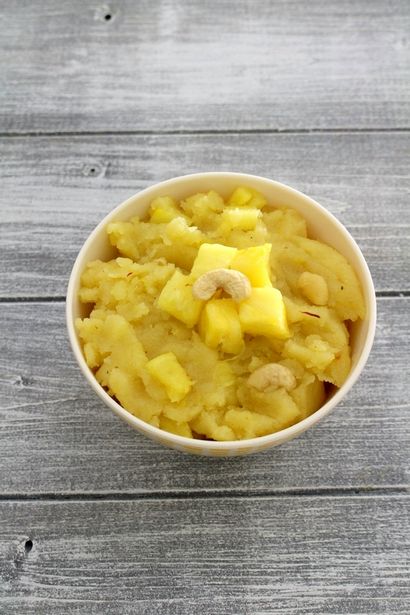 Ananas recette halwa (Comment faire recette ananas Sheera)