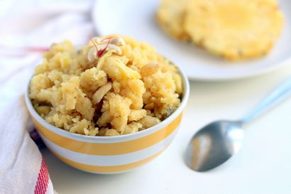 Ananas Halwa Recette, Comment faire l'ananas Suji Sheera