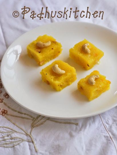Ananas Recette Kesari-ananas Rava Kesari Recette, Padhuskitchen