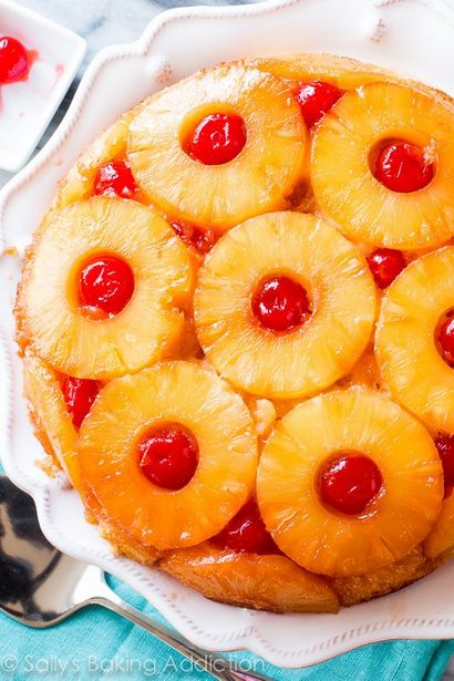 Ananas Upside-Down Cake - Sallys Backen Sucht