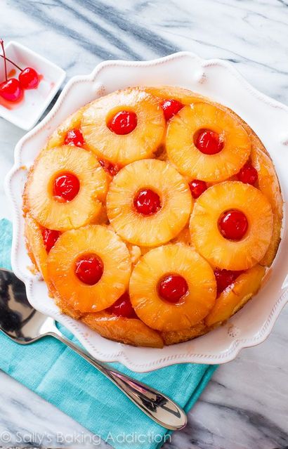 Ananas Upside-Down Cake - Sallys Backen Sucht