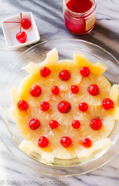 Ananas Upside-Down Cake - Sallys Backen Sucht