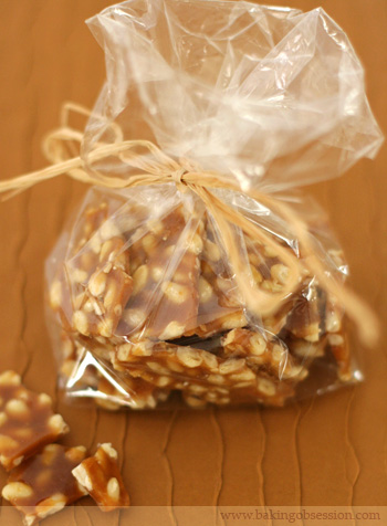 Pine Nut Brittle (crocante), Backen Obsession