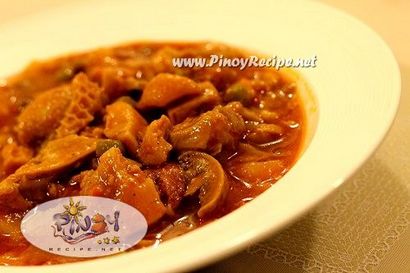 Pinoy Callos recette, le cuisinier philippin (de Pinoy) Pinoy Callos Recette, Le cuisinier philippin