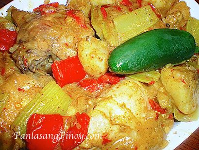 Pinoy Poulet Recette Curry - Palasang Pinoy style