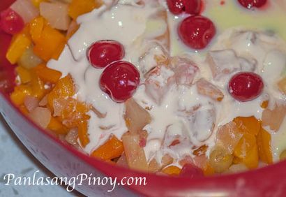 Pinoy Salade de fruits Recette - Panlasang Pinoy