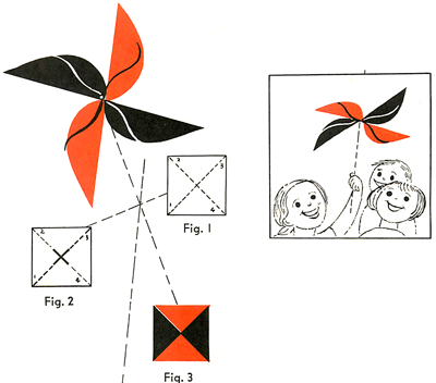 Pinwheel artisanat pour les enfants Comment faire Roulades avec Arts & amp facile libre; Instructions pour l'artisanat