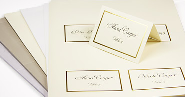 Platzkarten, Platzkarten für Hochzeiten, Namenskarten, LCI Papier