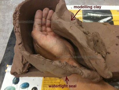 Gips Alginate Casts von My Hand DIY 5 Schritte (mit Bildern)