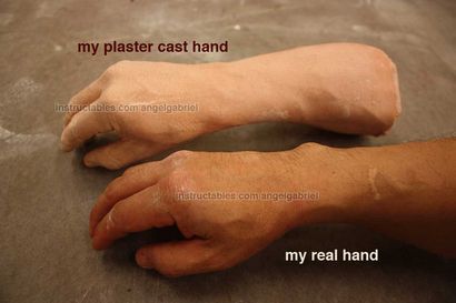 Gips Alginate Casts von My Hand DIY 5 Schritte (mit Bildern)