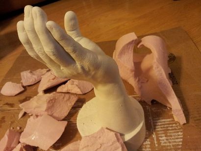 Plâtre Alginate de Casts Mon bricolage main 5 étapes (avec photos)