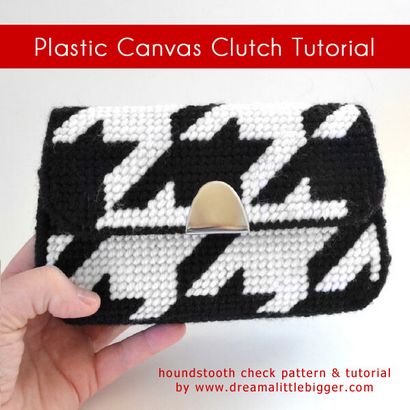 Plastik Canvas Clutch Tutorial - Traum ein wenig größer