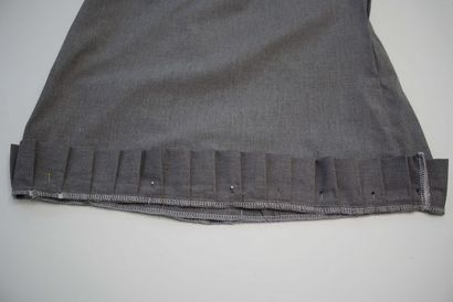 Jupe plissée garniture refaçonner - Melly Coud