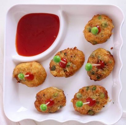 Poha Patties Rezept, Wie man Poha Pakoda