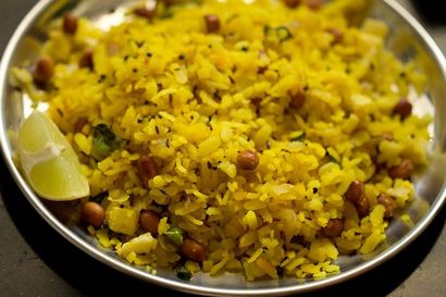 recette Poha, comment faire recette Aloo de poha, recette poha de pommes de terre