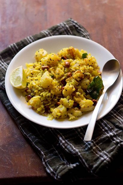 recette Poha, comment faire recette Aloo de poha, recette poha de pommes de terre