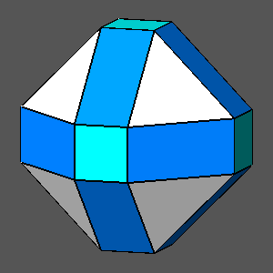 Polyèdres provenant de la troncature progressive par cube du tétraèdre tronqué archimédien