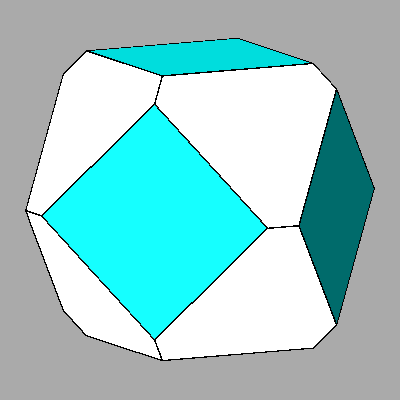 Polyèdres provenant de la troncature progressive par cube du tétraèdre tronqué archimédien