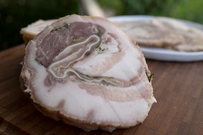 Porchetta di Testa, manger est la partie difficile